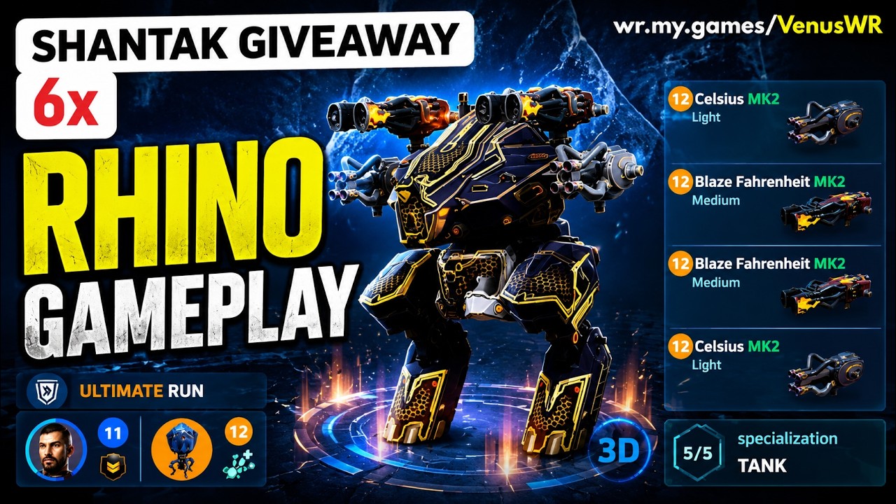 The Ultimate Tank in War Robots - 6x Shantak Giveaway  #WRWinShantak