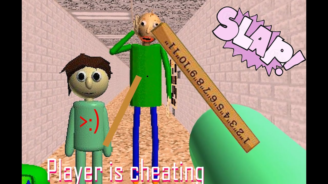 I Spanked Baldi with his RULER - Student is cheating [UPDATE] - Baldi's basics decompiled mod