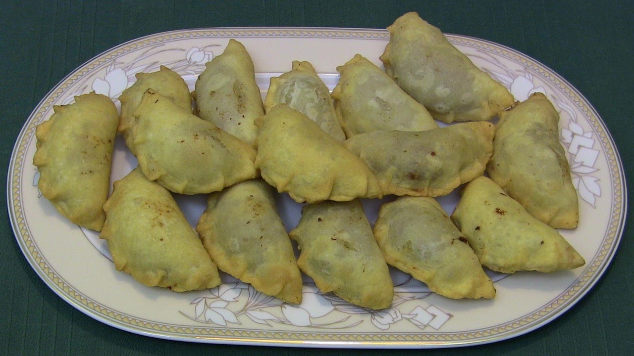 Smażone pierogi z farszem z kaczki