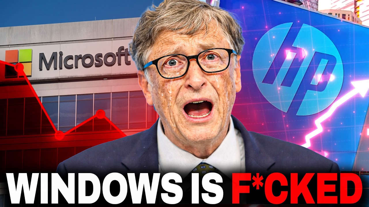 Bill Gates LOSES IT As PC Industry Turns On Windows