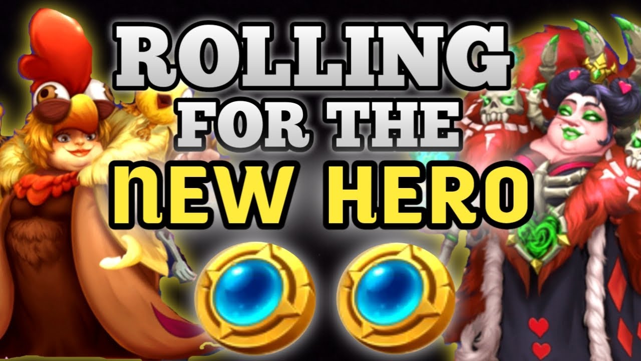Rolling For Red Queen😱Hero Crystal Coin😱Castle Clash