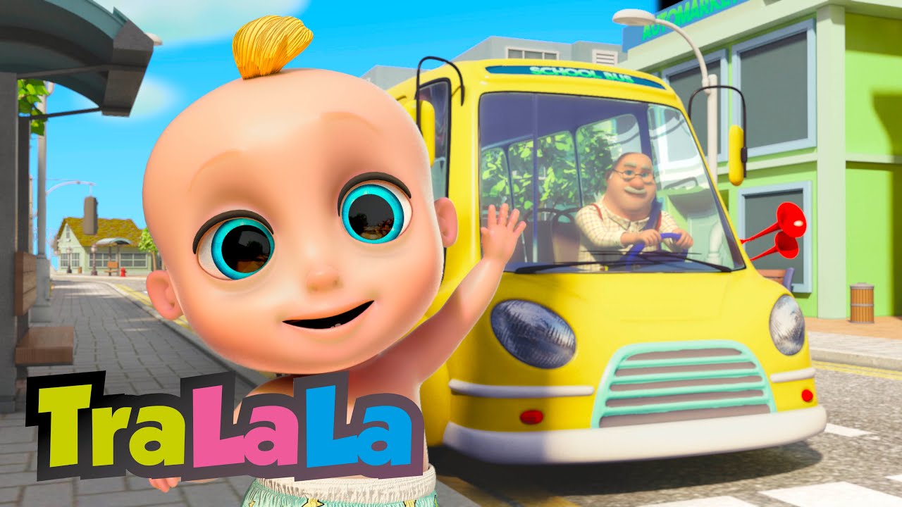 Vrum-Vrum! 🚌 Roțile autobuzului și C&acirc;ntecul Vehiculelor | C&acirc;ntece pentru Copii de la TraLaLa