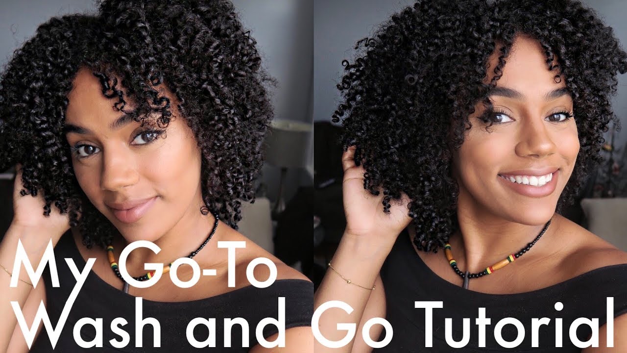 My Go-To Wash and Go tutorial