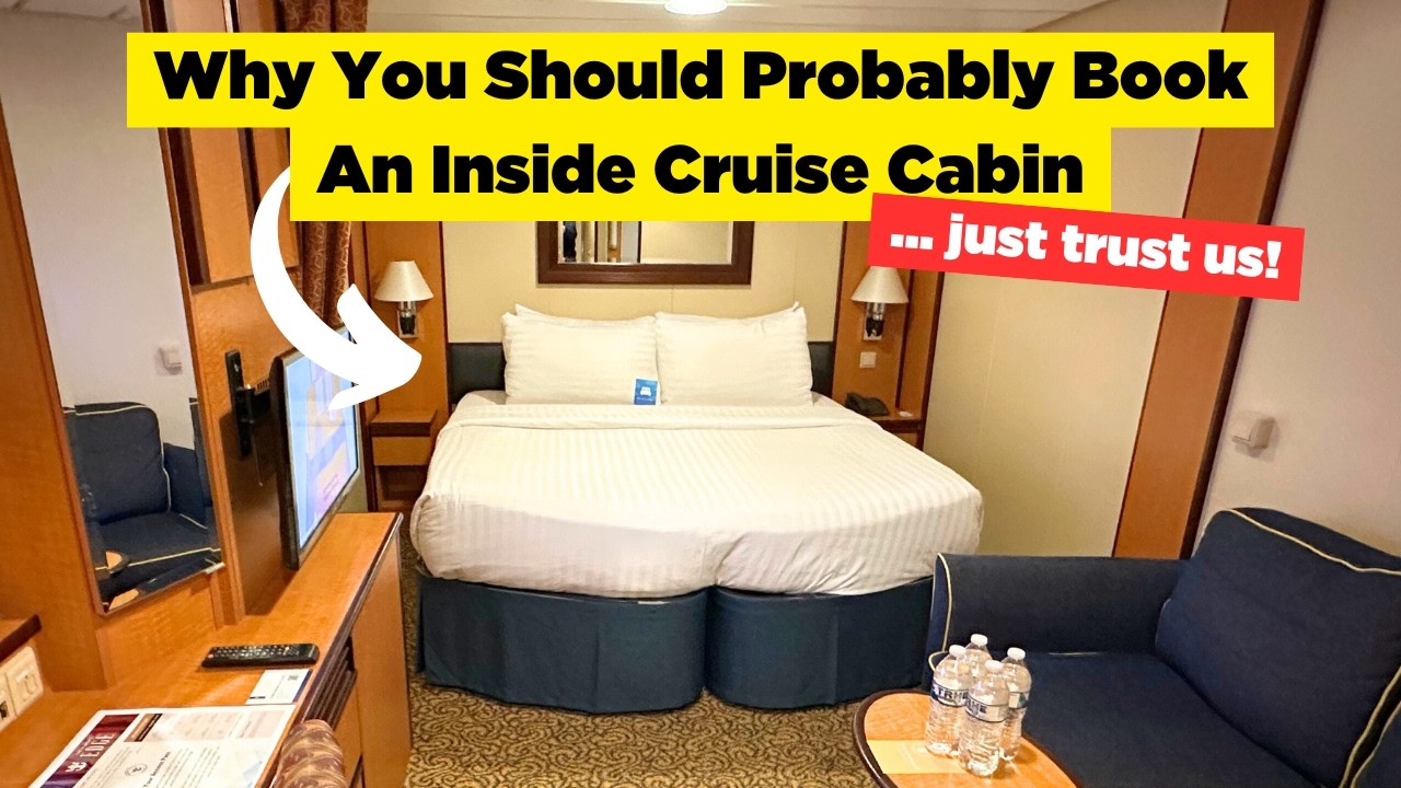 Why you should book an INSIDE CABIN on a cruise ship