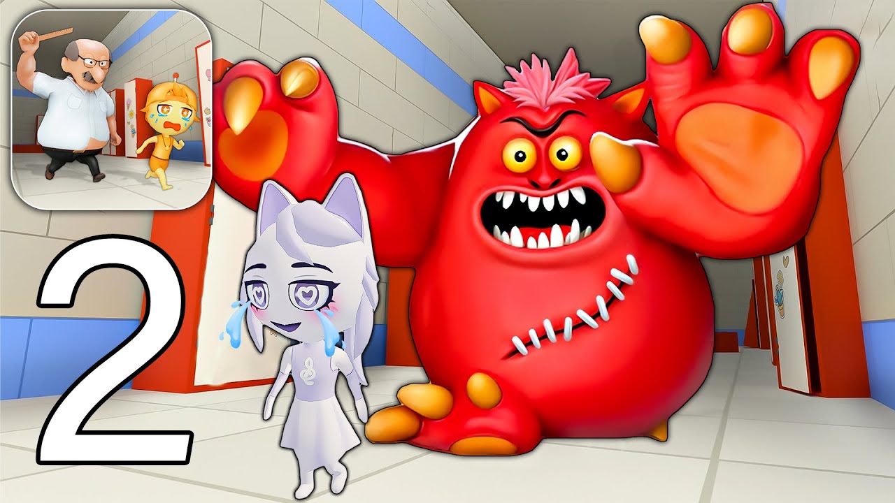 Monster School Breakout Obby! Геймплей: прохождение, часть 2 (Android, iOS)