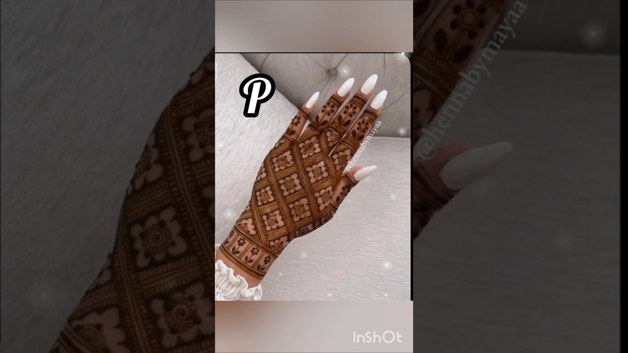 New Simple aesthetic mehndi design।#2025।#trending।#Mehndi design।#viral।#short।#art।