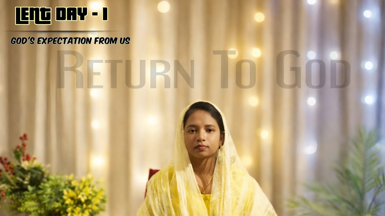 DAY - 01 | லெந்து கால தொடர் | LENT DAYS SERIES | Mrs.M.KEZIAH PAUL