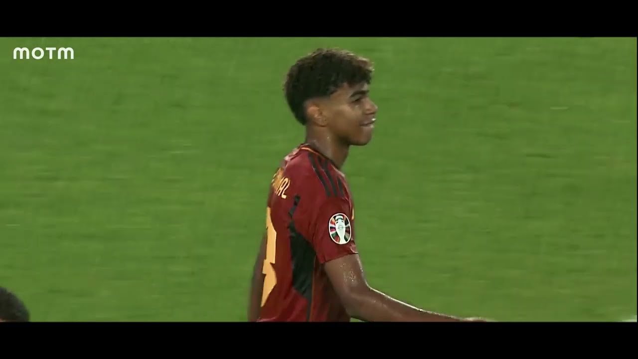 16 Years Old Lamine Yamal Debut and Goal for Spain vs Georgia | All Touches HD