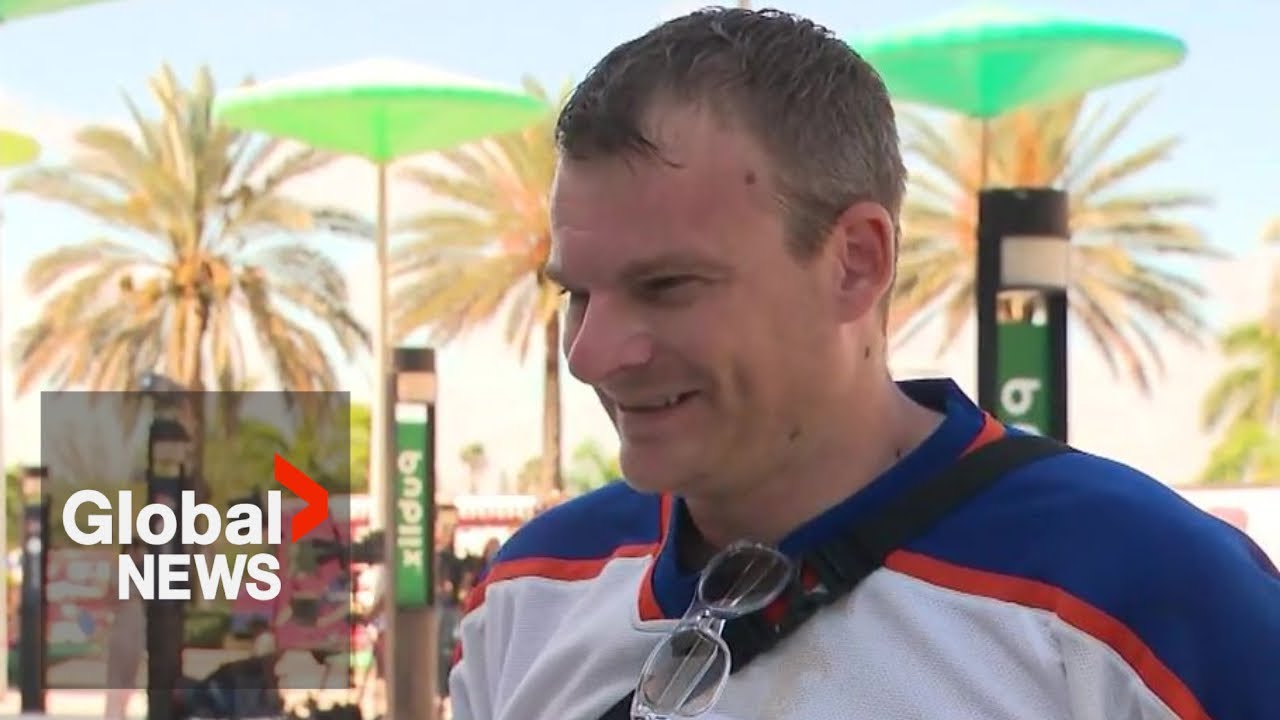 Stanley Cup Finals: Longtime Oilers fan from Europe travels between Edmonton, Florida for games