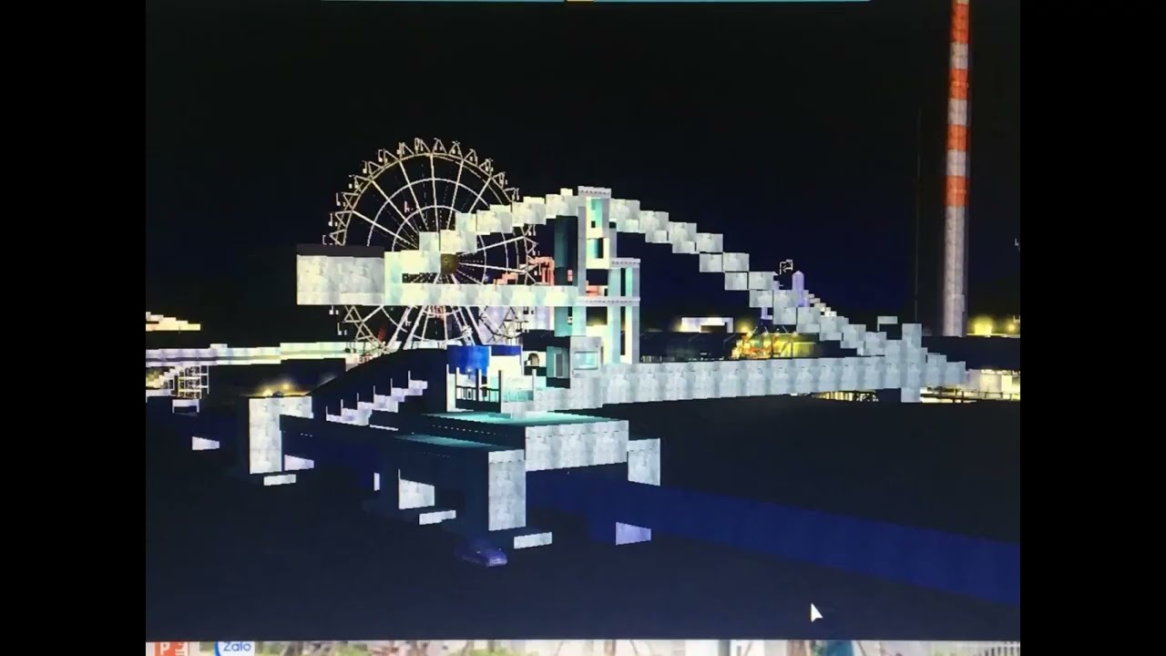 Roller Coaster Tycoon 3 VN 17 Nhiệt điện Vĩnh Tân 4 33 Bucket wheel stacker reclaimer（3D  dat 3