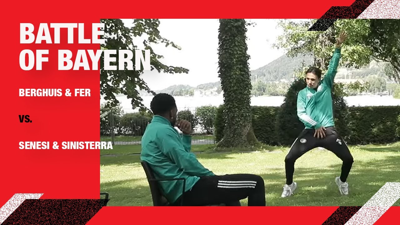 BATTLE OF BAYERN 🔥 / TikTok-dansje voor verliezers! 🕺 | Berghuis & Fer 𝙫𝙨 Senesi & Sinisterra