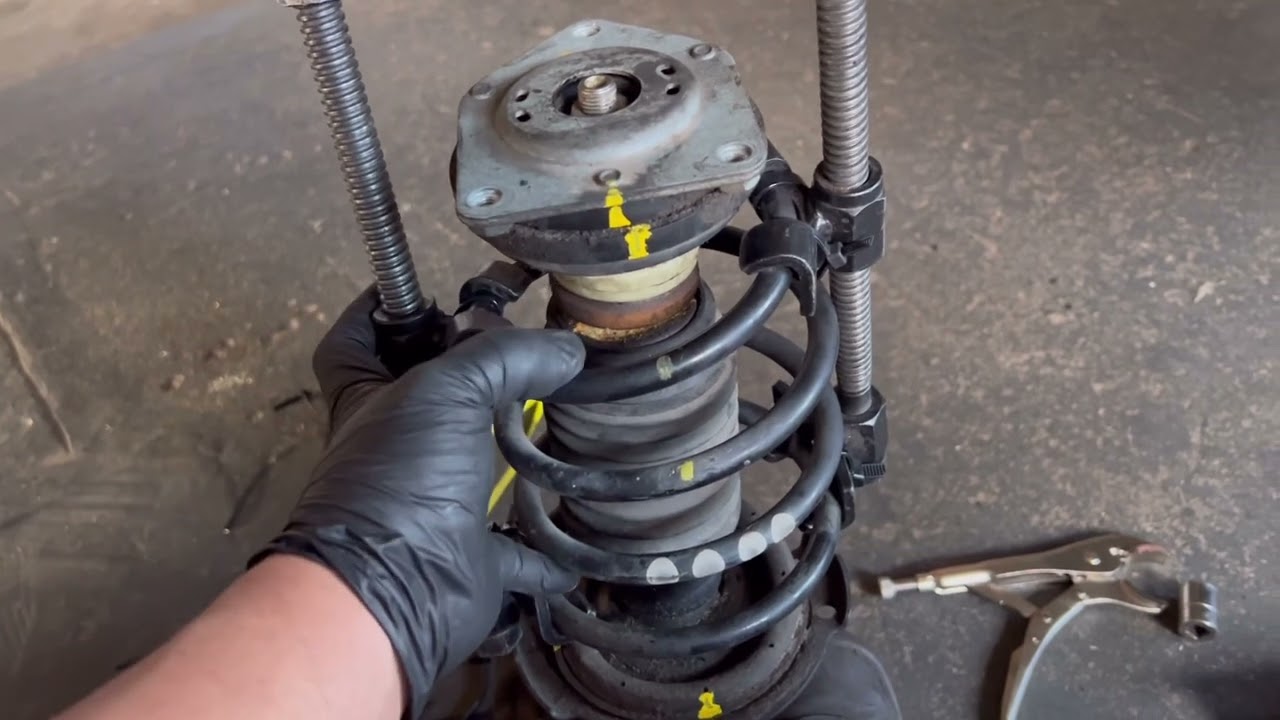 How to replace shocker in coil spring