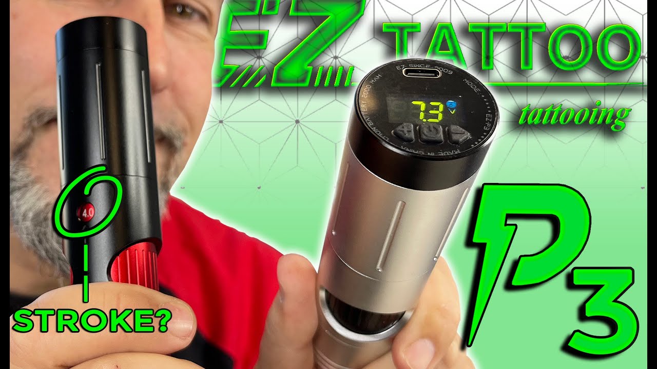 MÁQUINA ROTATIVA EZ P3 Wireless Tattoo | Con 6 STROKES VARIABLES!!