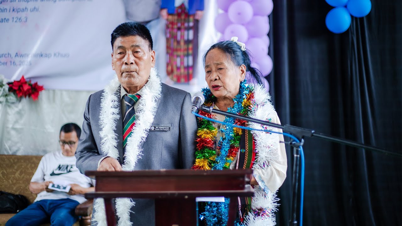 THE 50 WEDDING ANNIVERSARY OF UPA T  LIANMINTHANG & NU KHAMHOINIANG