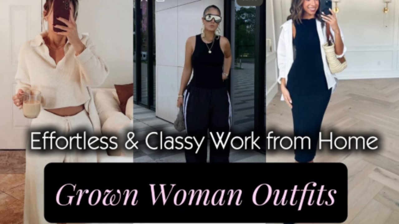 Chic & Comfy| 7 Quick and Easy Classy Outfits For Working From Home!