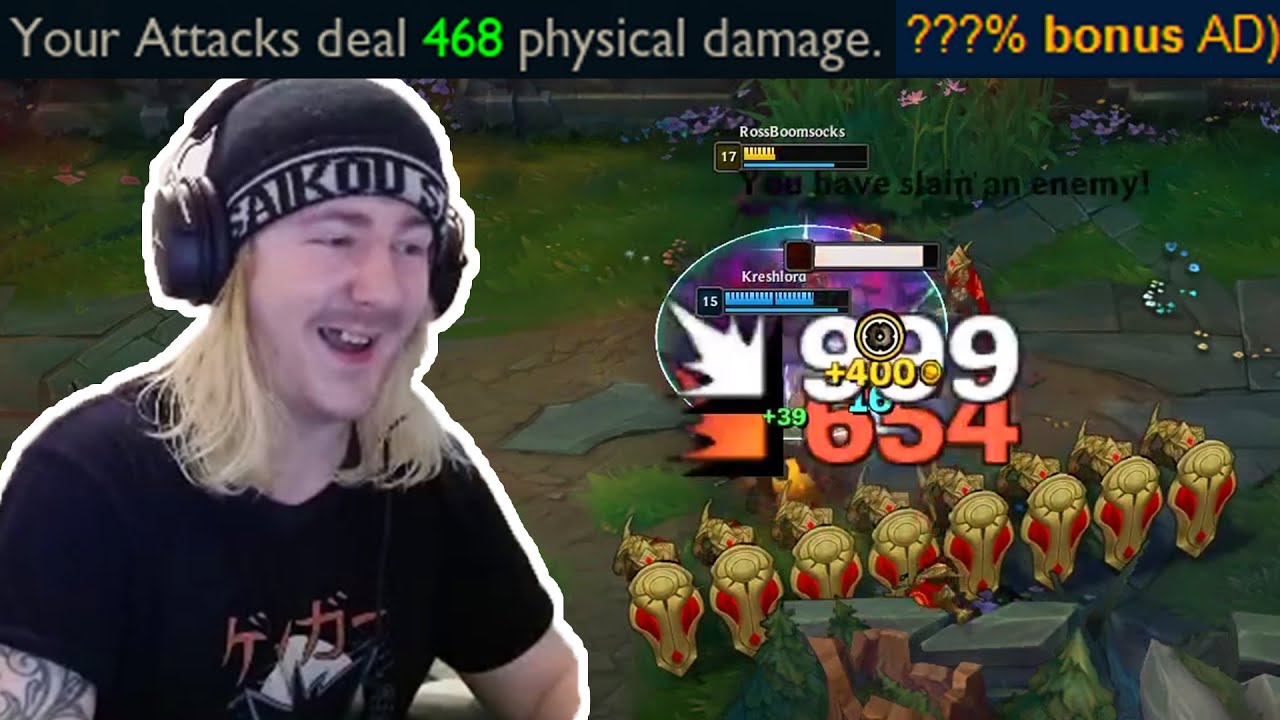 I have NO idea how 0 scaling on this champion can do THIS much damage with this build