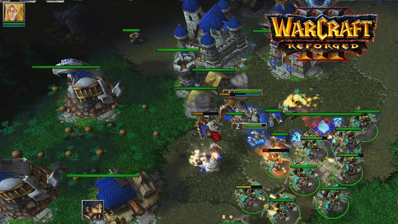 Warcraft 3 Human 4v4 Random Team Game [Deutsch] WC3 Reforged | Full Gameplay
