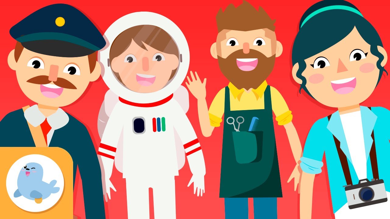 Le professioni per bambini - Vocabolario per bambini - Lavori e mestieri - Raccolta