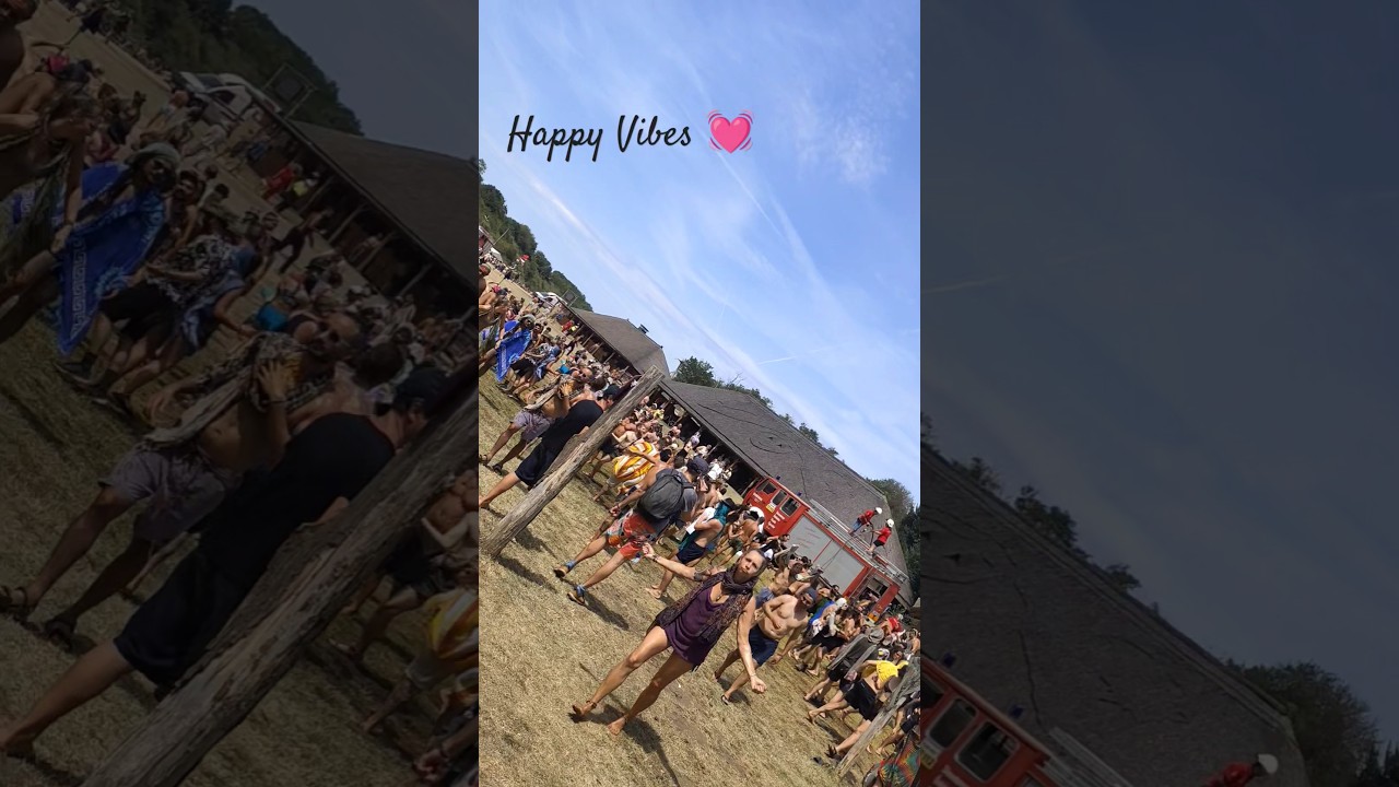 Ozora Festival 2024, Part 10 - Happy vibes around the dance floor. #psytrance #musicfestival #rave