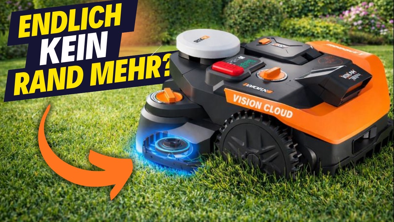Auf diesen Mähroboter haben alle gewartet: KEIN Rand! Worx Landroid Vision Cloud im ersten Check!