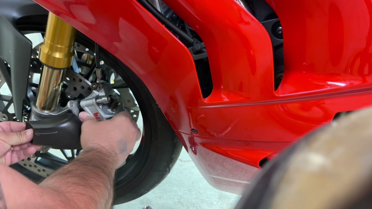 Ducati carbon brake ducts for my 2022 Ducati Panigale V4 V4S install video.