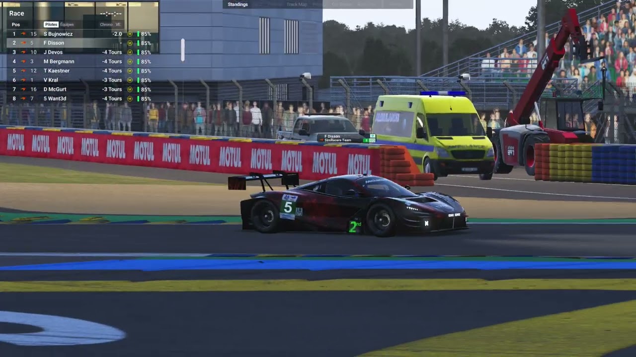 Le Mans Ultimate Mc Laren depart palpitant