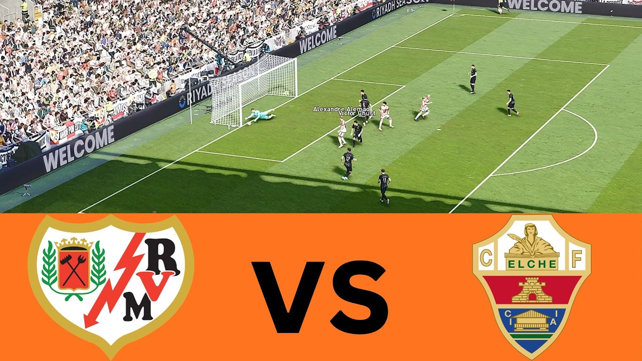 Райо Вальекано vs Эльче | Ла Лига | Симуляторы PES 2021