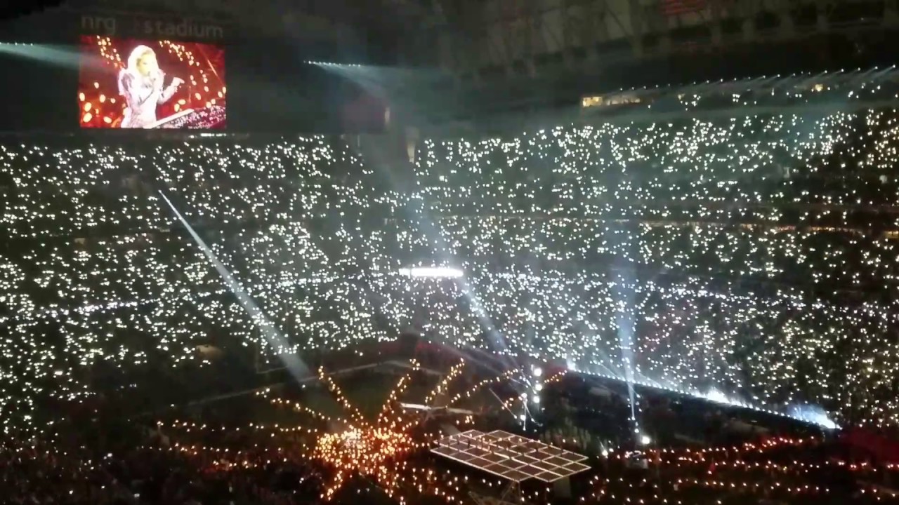 Lady Gaga halftime show from inside of Super Bowl