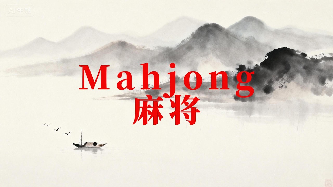 Mahjong 麻将 Culture and Play