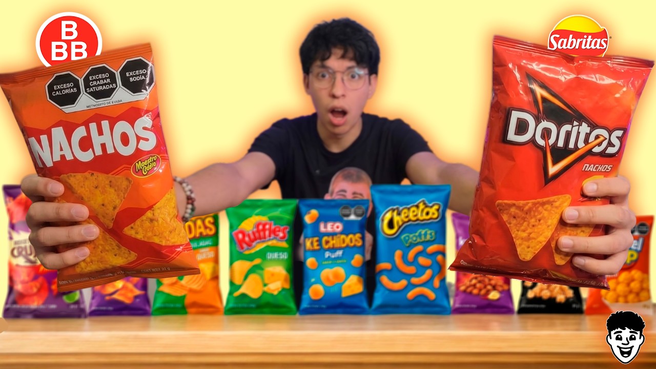 Original vs imitación! ¿Cuál es mejor? 🧐 Botanas de la 3B vs Originales | @enyel.review