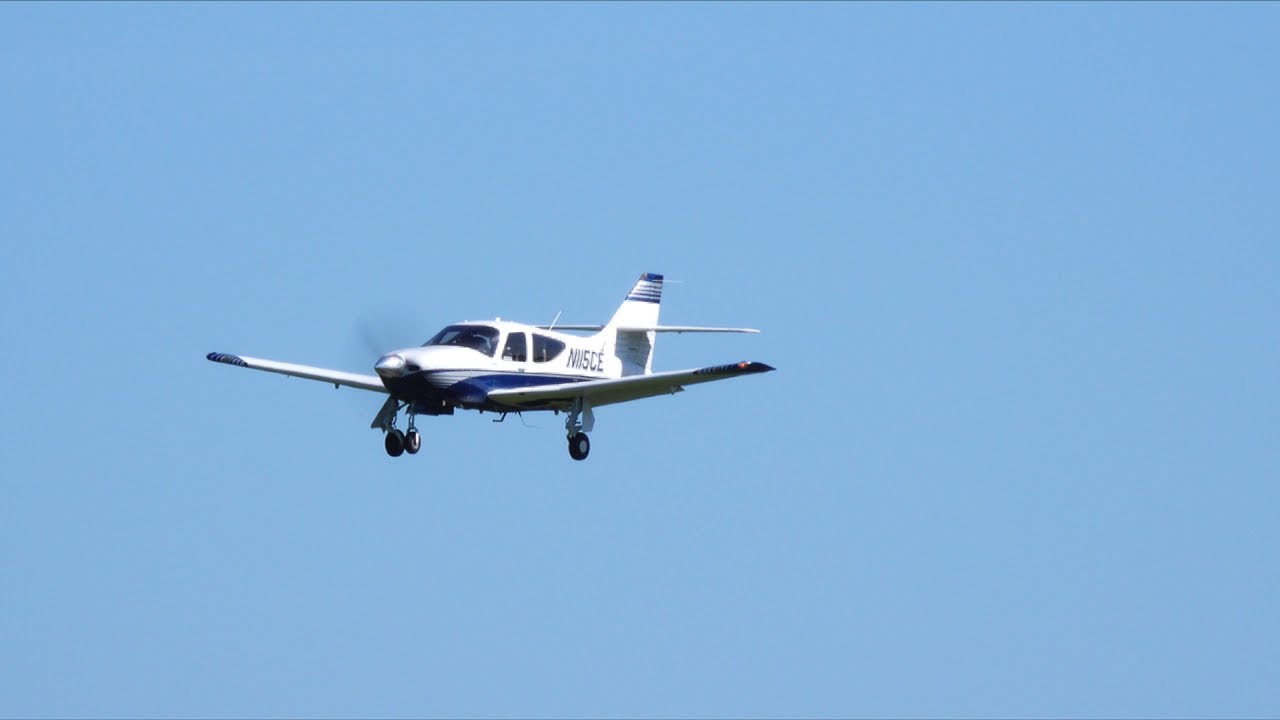 Commander 114B takeoff, landing and fly by [4K Video]