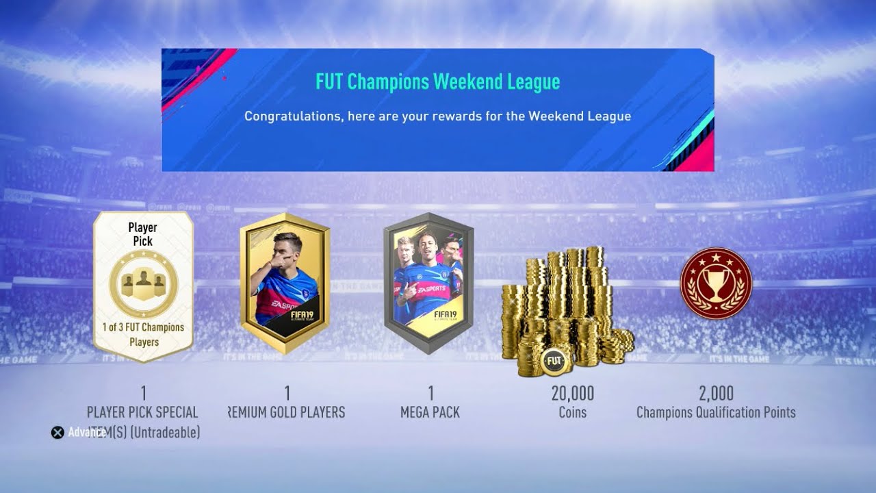 Silver 1 Weekend League Fut Champs Rewards  | Fifa 19 Ultimate Team Pack Opening