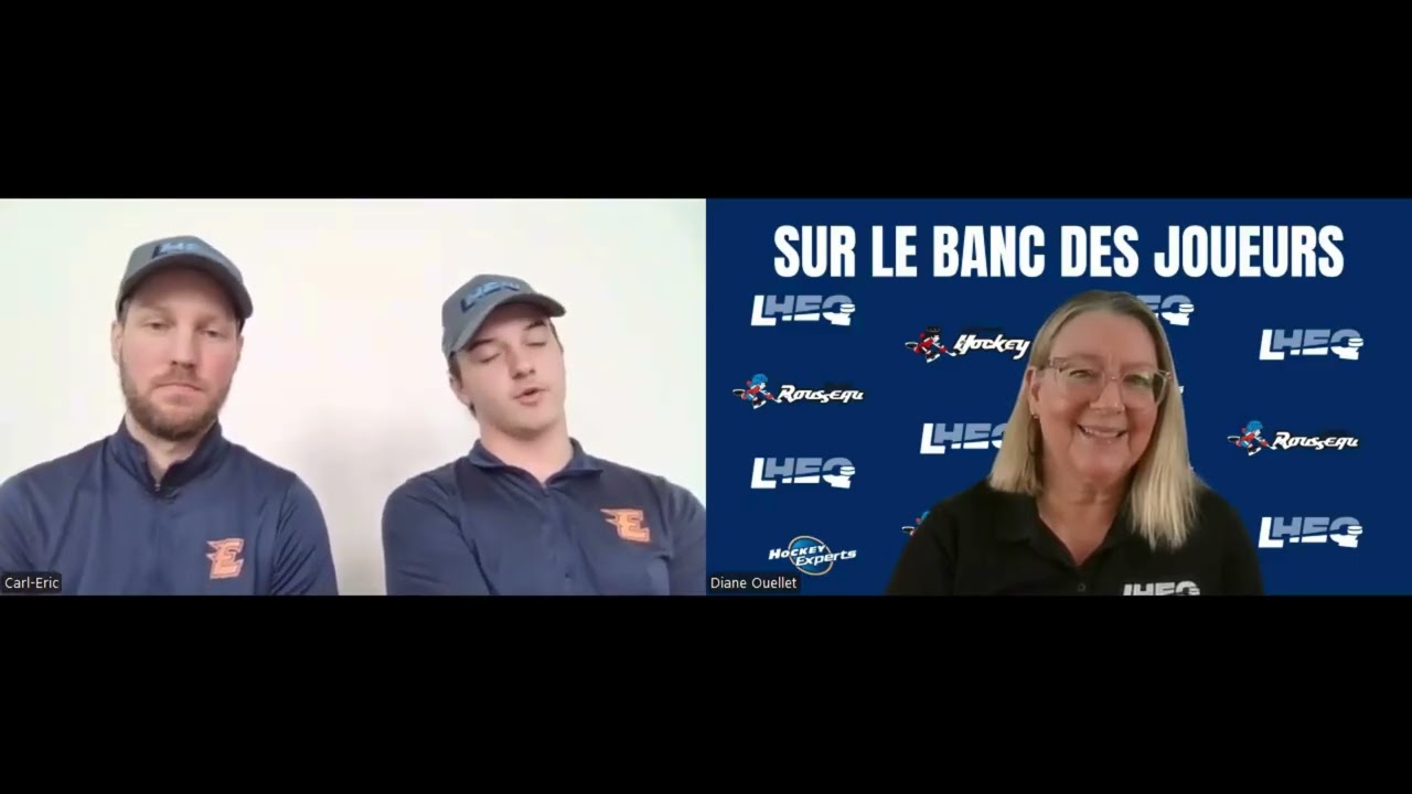 SUR LE BANC DES JOUEURS PRÉSENTÉ PAR DIANE OUELLET, GESTIONNAIRE DE CONTENU MEDIA LHEQ M
