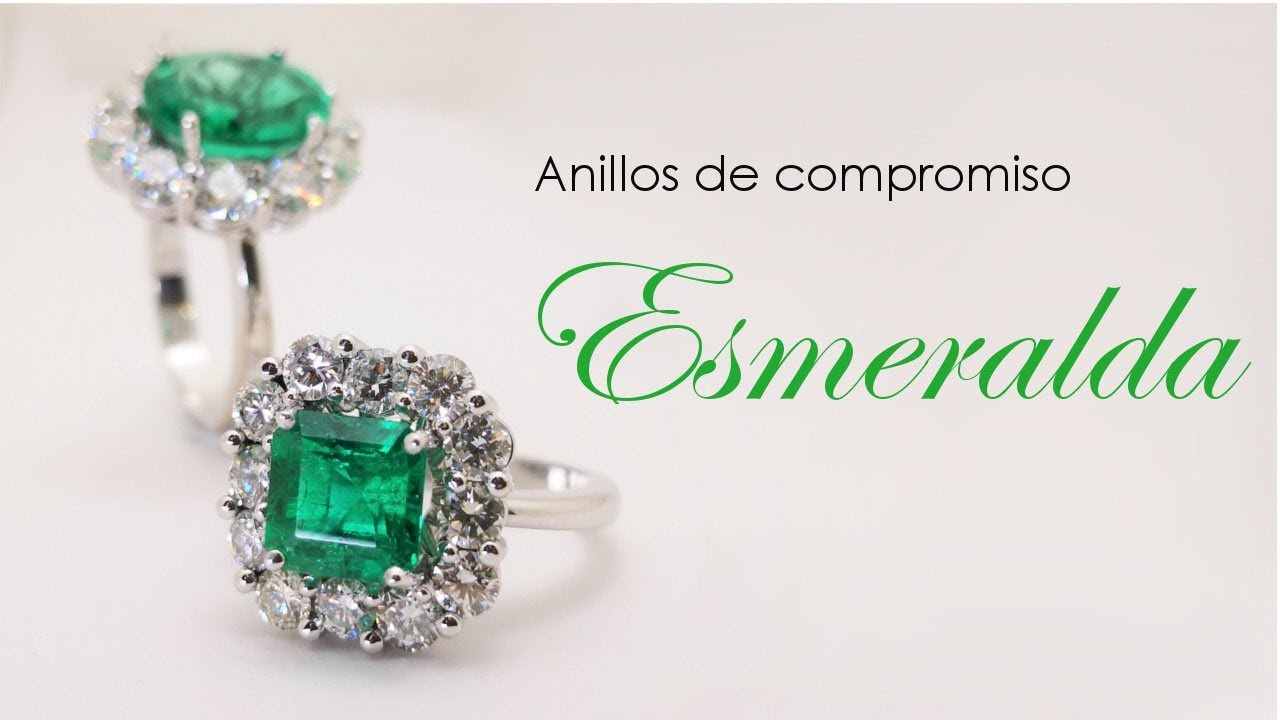 ESMERALDA Anillos de Compromiso el Regalo Perfecto - Pedida Aniversario