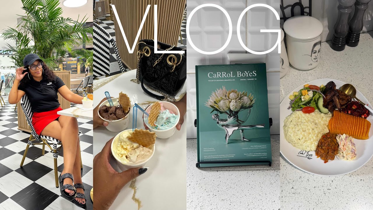 Vlog: ice cream date | Cook with me & more | South African YouTuber