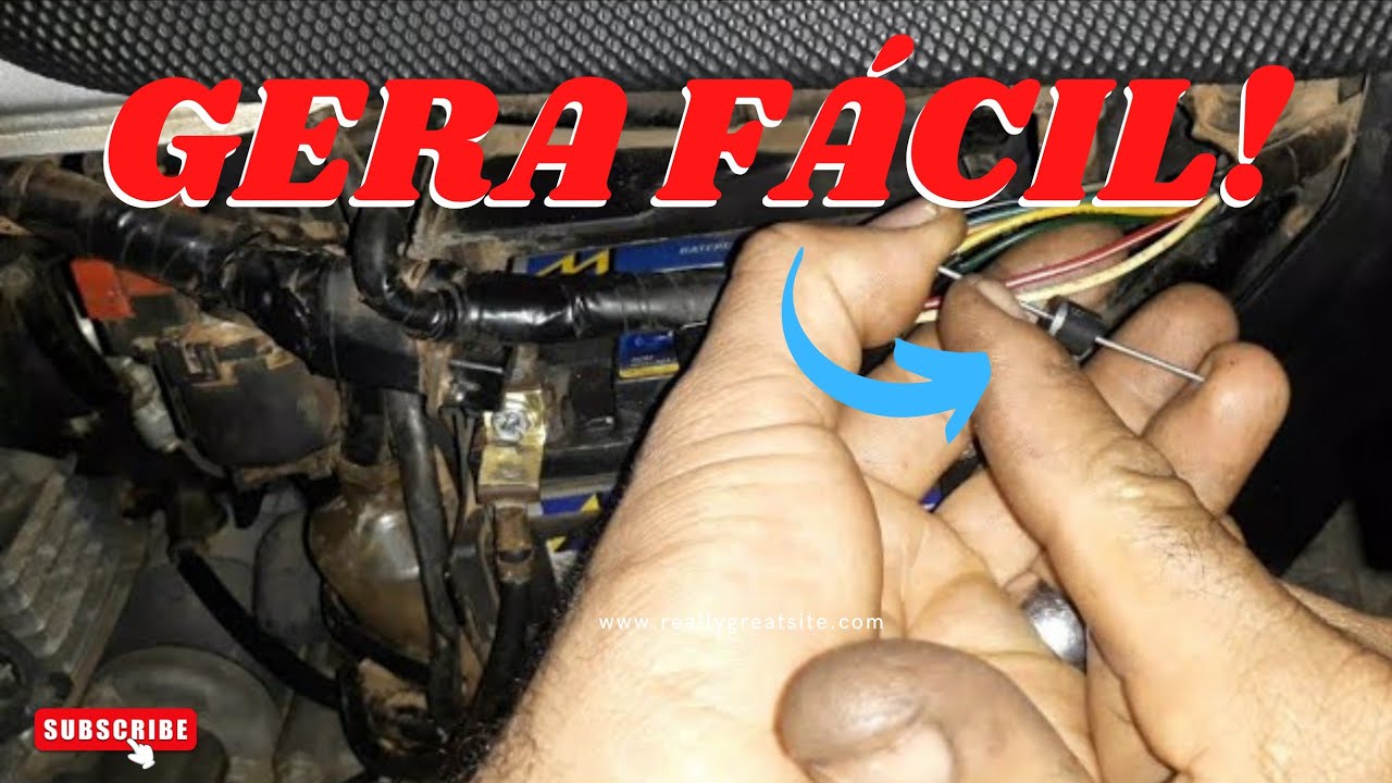 Como Fazer a Moto Gerar e Carregar a Bateria Com Apenas Um Diodo. Sem Trocar Estator ou Retificador