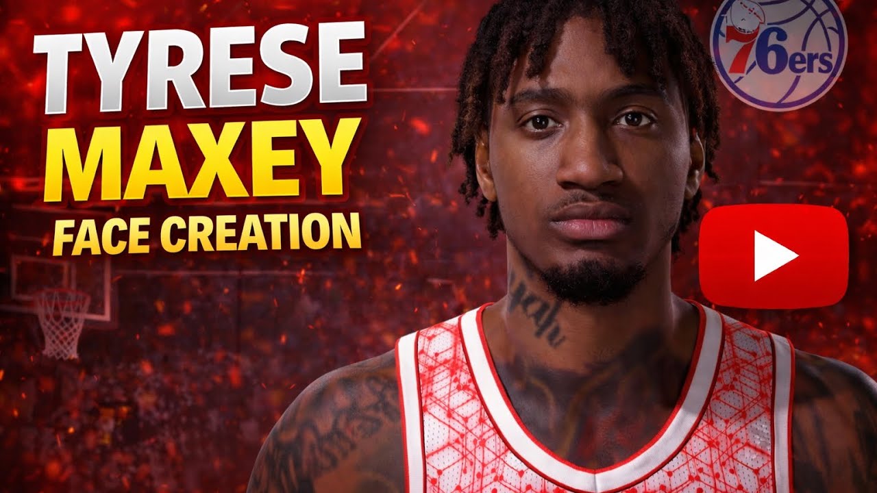 NBA 2k26: Tyrese Maxey Face Creation ‼️🔥 