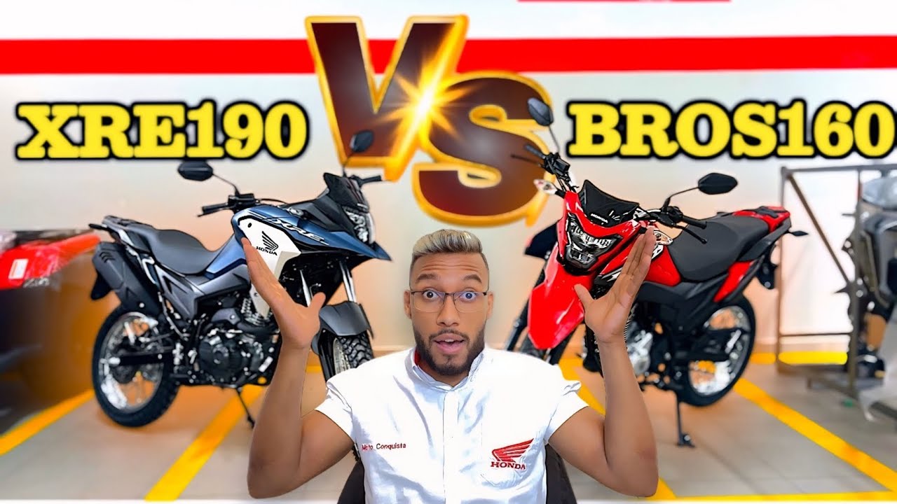 HONDA XRE190 OU BROS160 2025 | A VANTAGEM DE TER UMA DESSAS DUAS MOTOS LAN&Ccedil;AMENTO 2025