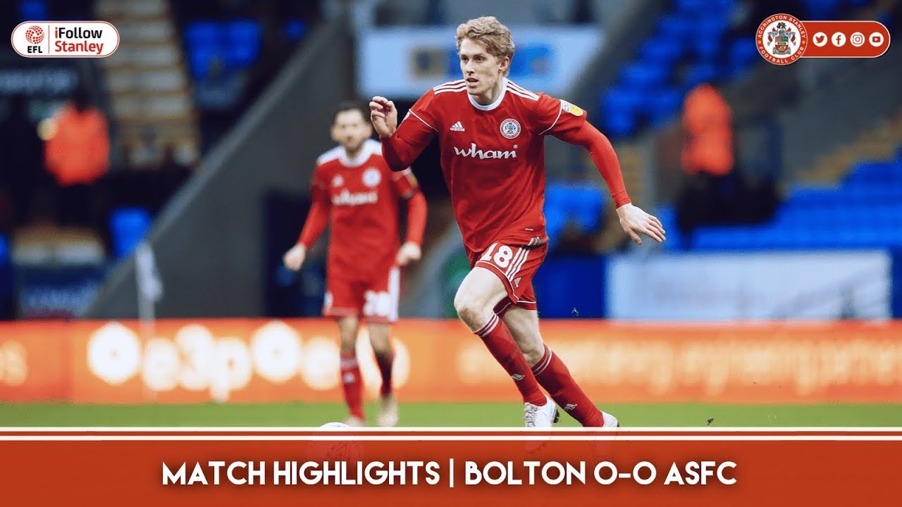 ⚽ MATCH HIGHLIGHTS | Bolton Wanderers 0-0 Accrington Stanley