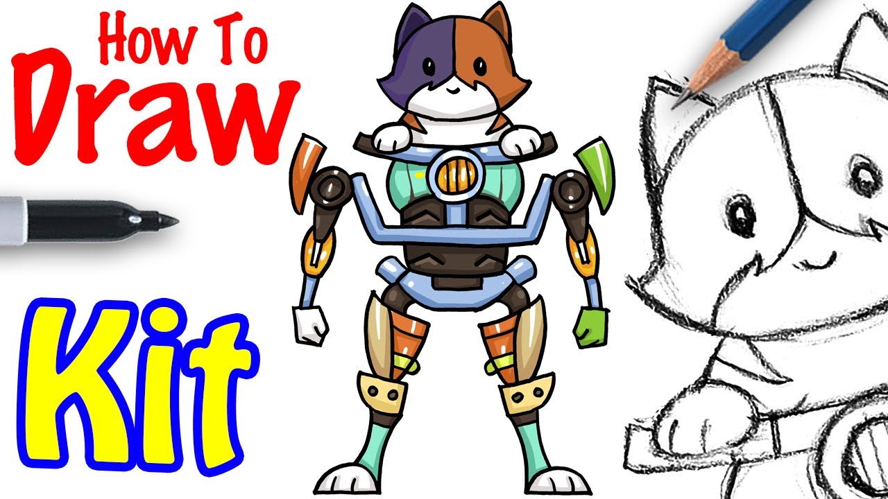 How to Draw Kit | Fortnite