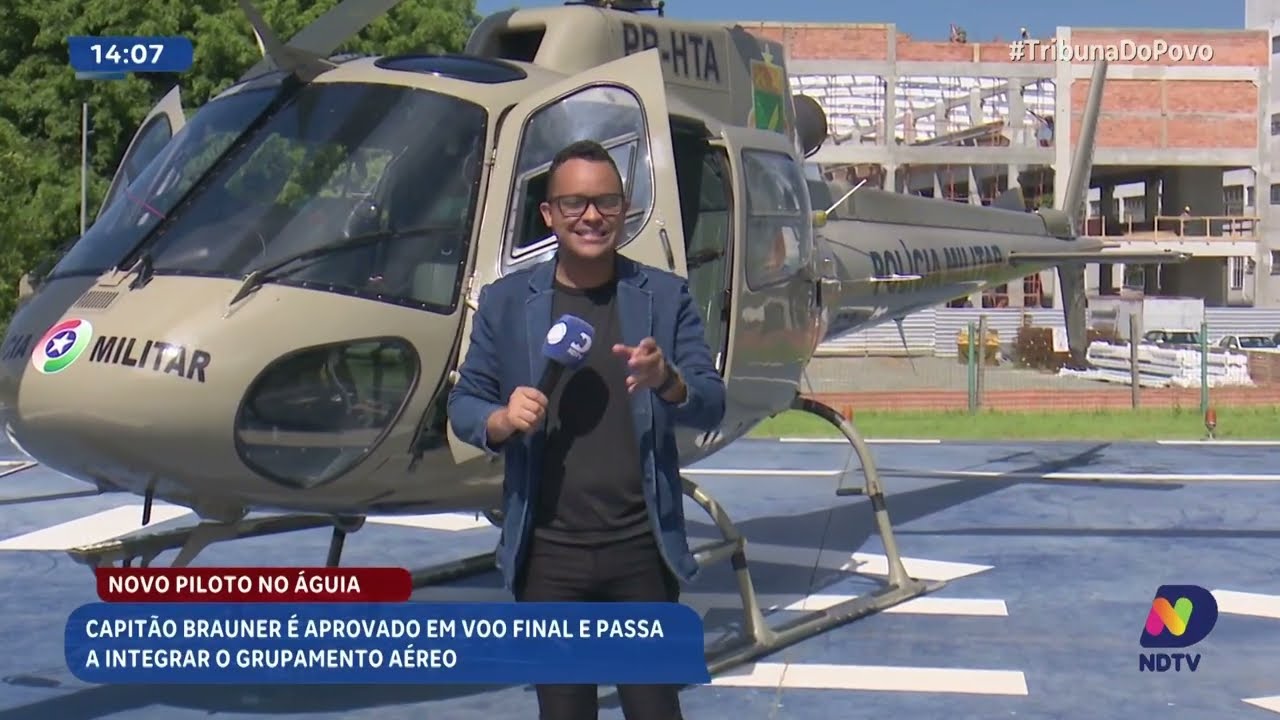 Novo piloto é aprovado e passa a integrar o Águia em Joinville