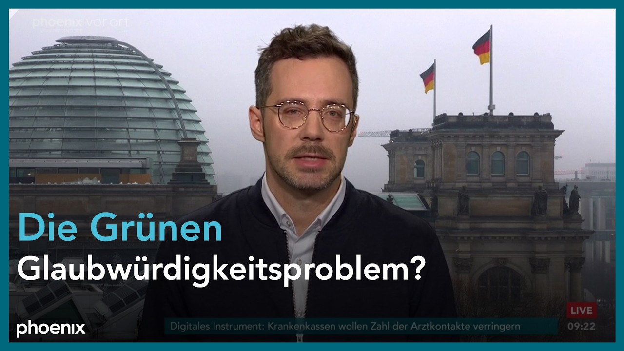 phoenix nachgefragt mit Fabian Busch zu den Grünen am 26.01.26