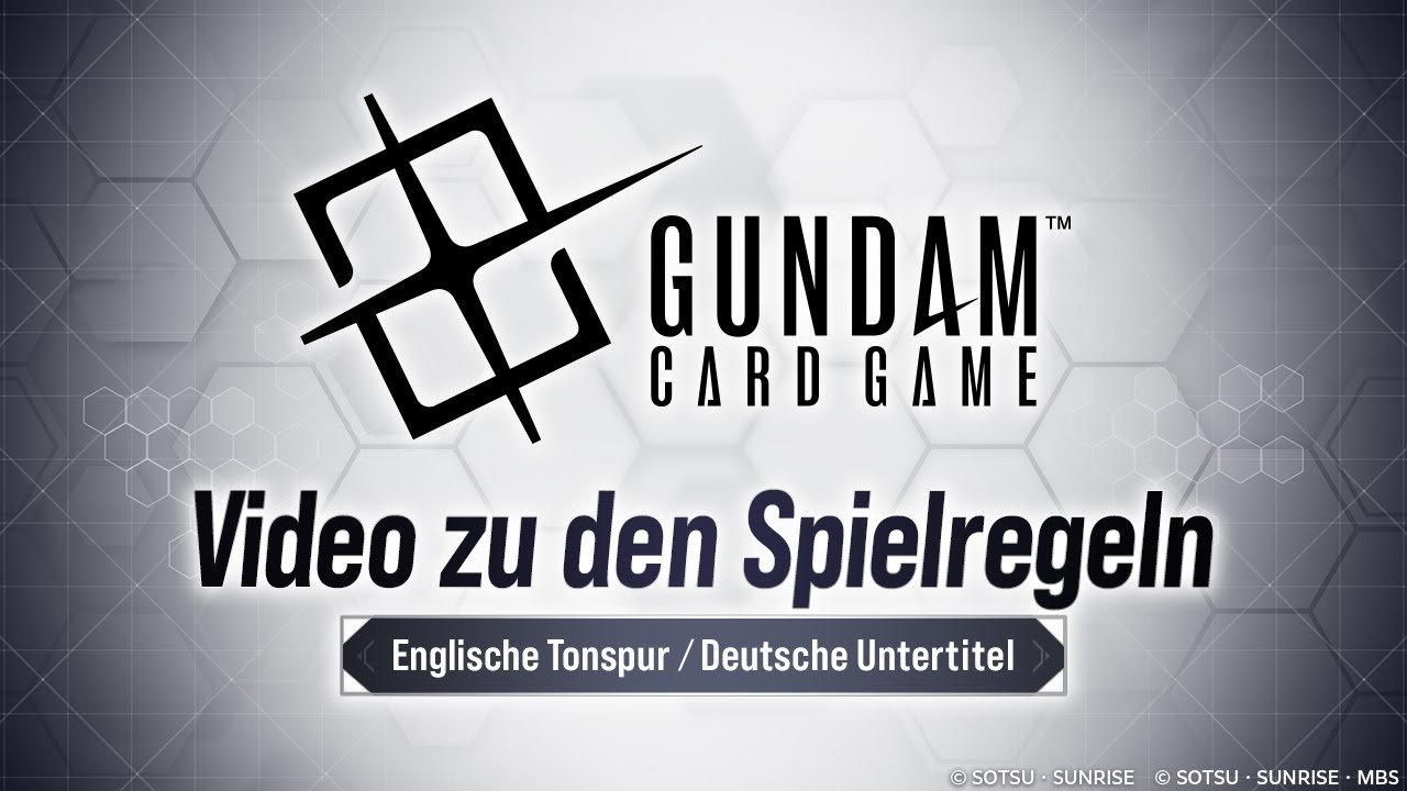 【GCG】『GUNDAM CARD GAME』Spielanleitung und Regeln