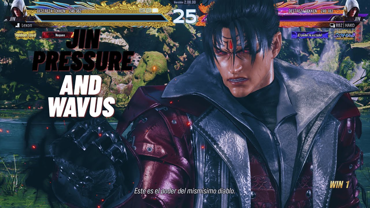 JIN KAZAMA PRESSURE AND WAVUS