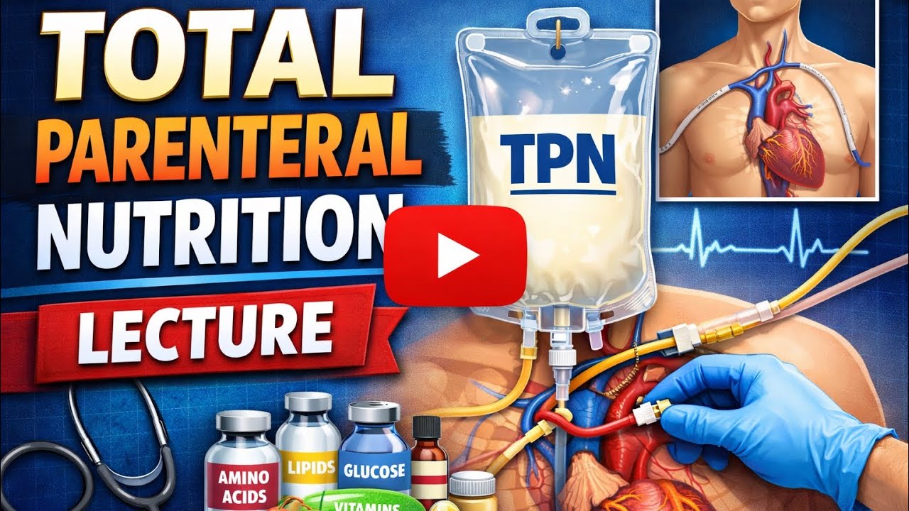 Total Parenteral Nutrition TPN Explained | Saud Khan Lectures 