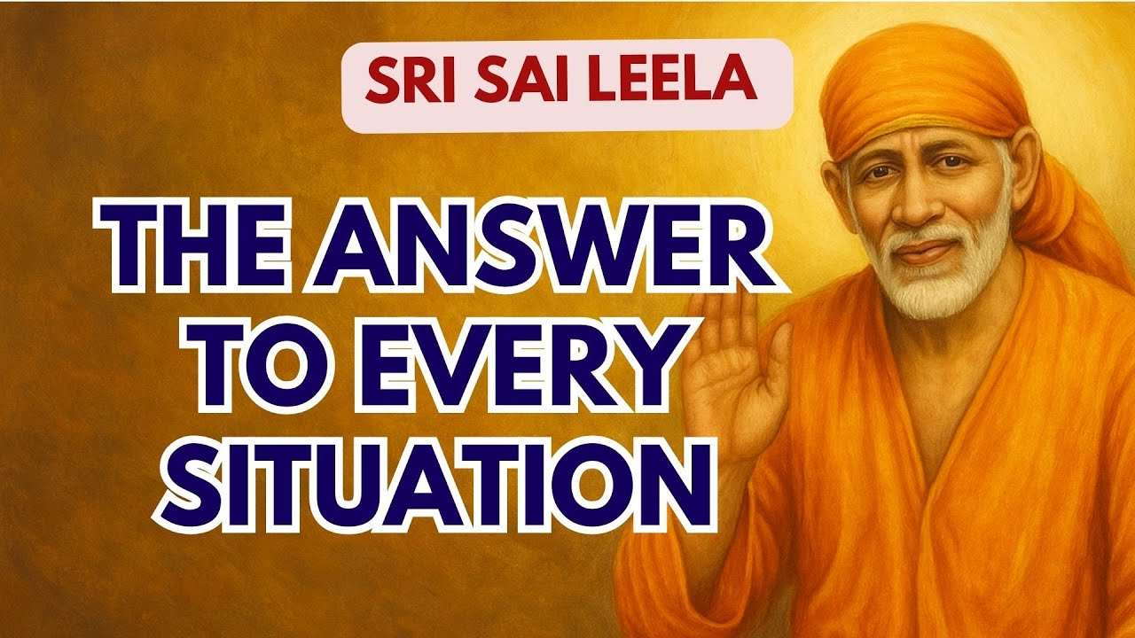 Sai Baba English | The Answer To Every Situation ✨ #saibabamessage #saibaba