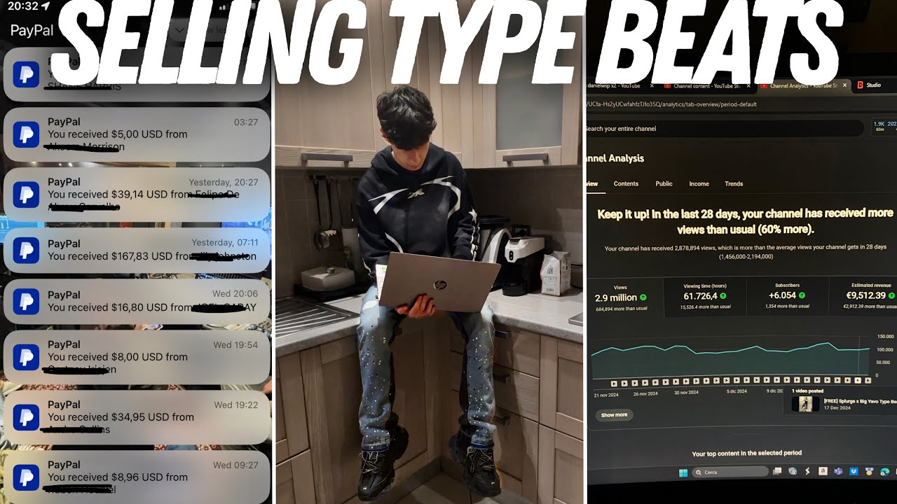 How I make money posting beats on Youtube (no bs guide)