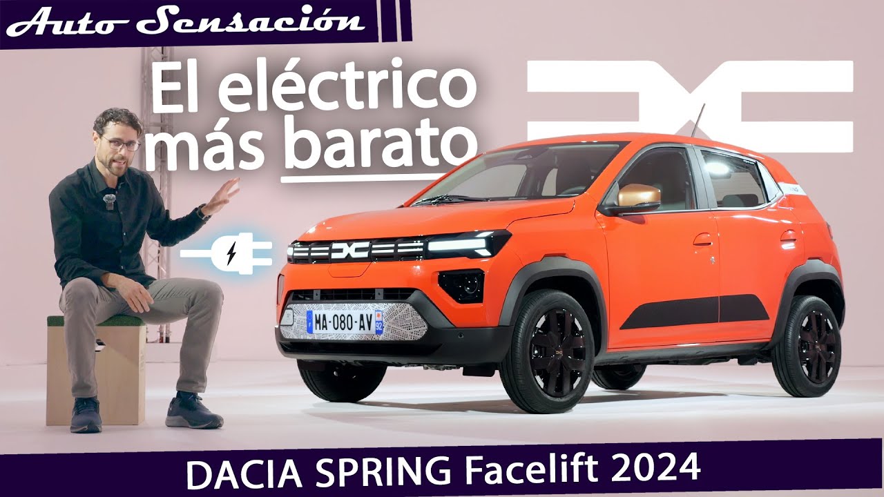 Presentación Dacia Spring Facelift 2024 Review .¿El ELECTRICO más barato del mercado merece la pena?