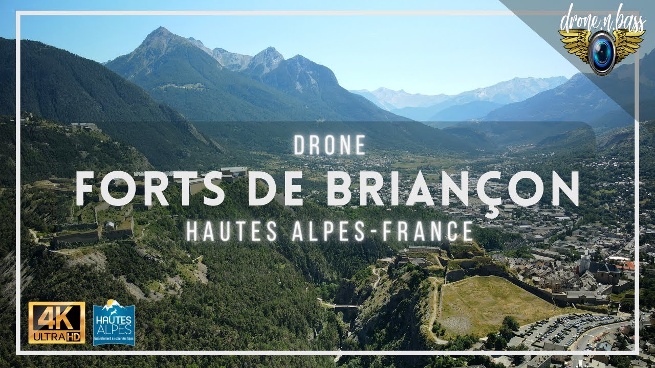 5 Forts de Briançon vus du ciel - 🇨🇵05 Briançon |drone 4K|