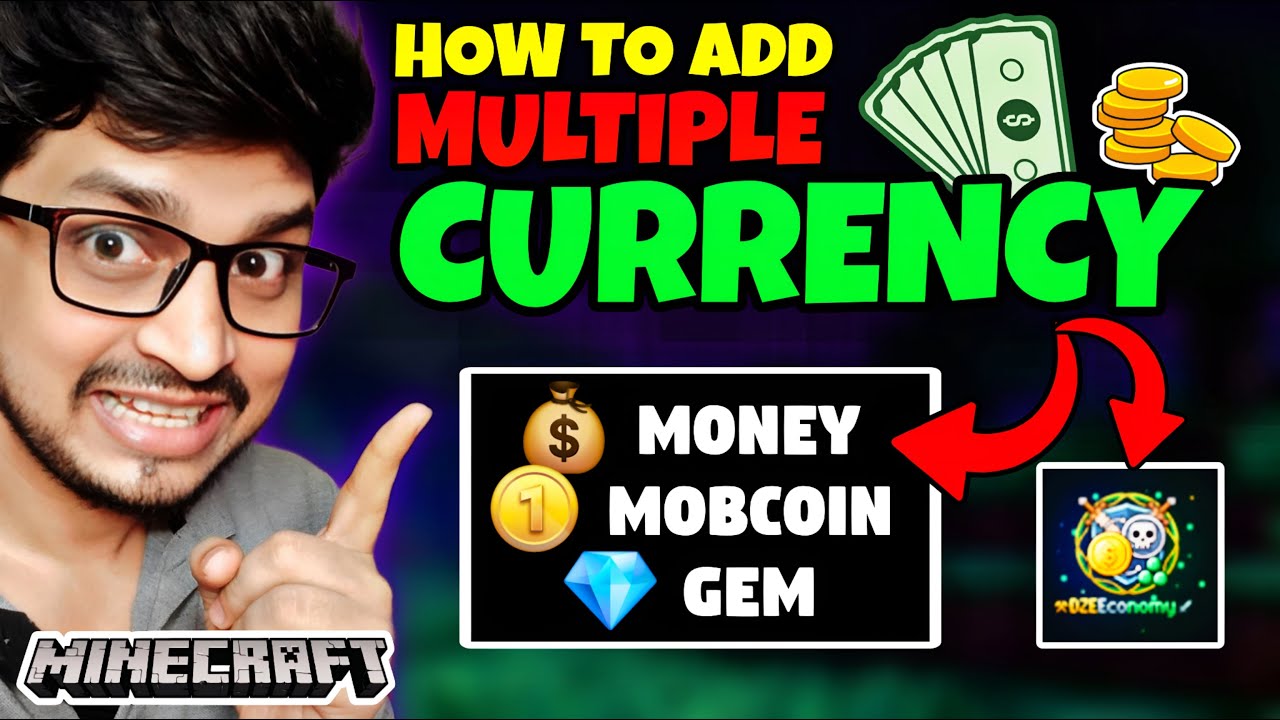 How To Add Multiple Currency in your Minecraft Server | Best Free Economy Plugin